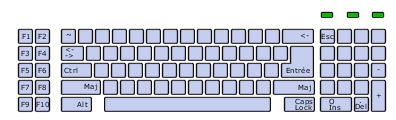 Clavier de type AT