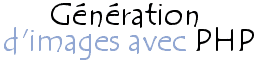 Génération d'images à la volée avec PHP