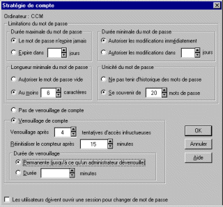 Stratégie de compte